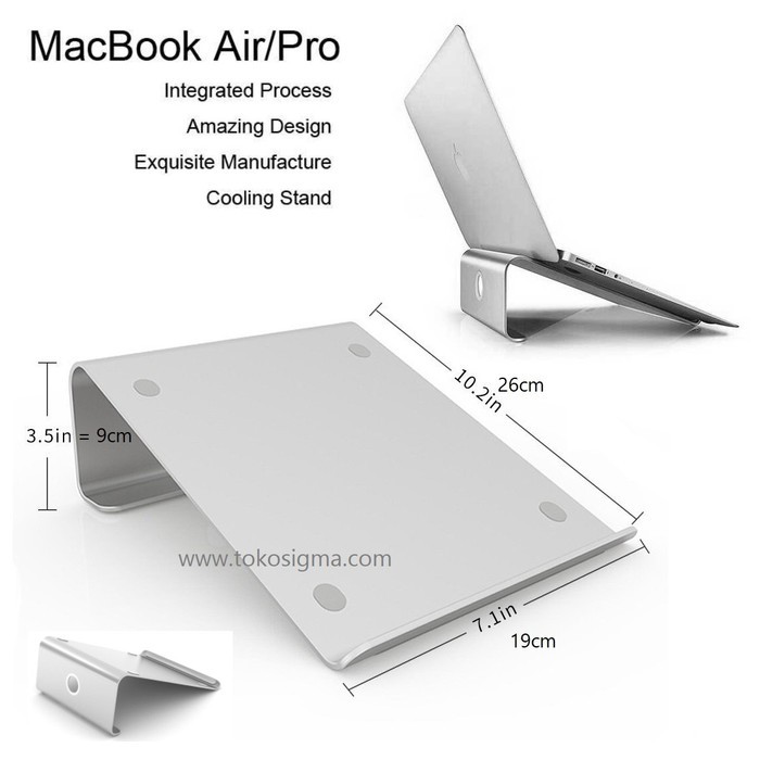 Aluminum Stand Holder Macbook Air Macbook Pro Laptop Notebook Ipad TAB