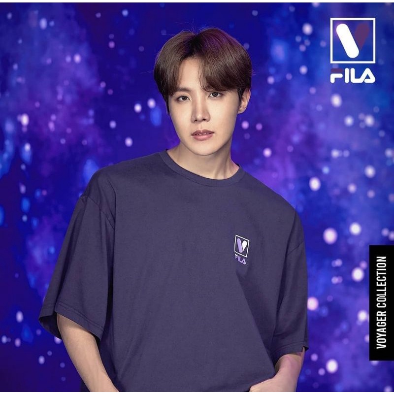 Fila Voyager X BTS J-Hope 100% Ori Official Hitam dan Ungu