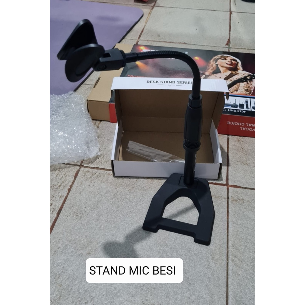 G612 NEW STAND MIC BESI HOLDER MIK CABANG MIKROPON MICROPHONE TEMPAT GANTUNG TIANG PEGANGAN LANTAI UBIN PENYANGGA MIKROPON TIANG PEGANGAN KARAOKE MUSIK AUDIO SOUND DJ TRIPOD GANTUNGAN TABLE MEJA BRACKET BREKET UNIVERSAL CENTI METER DOUBLE DOBEL DUAL PLAT