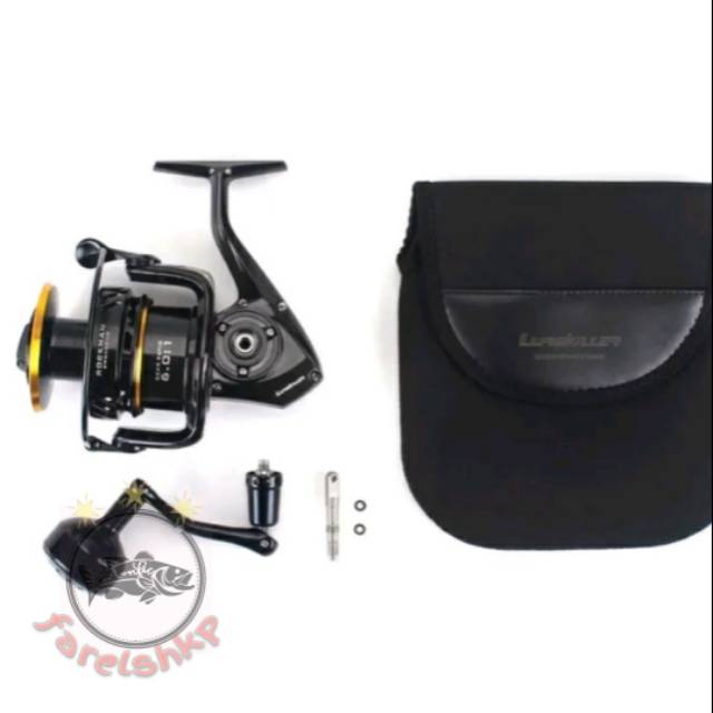 Reel laut lurekiller sw 8000 Hg high spedd full metal