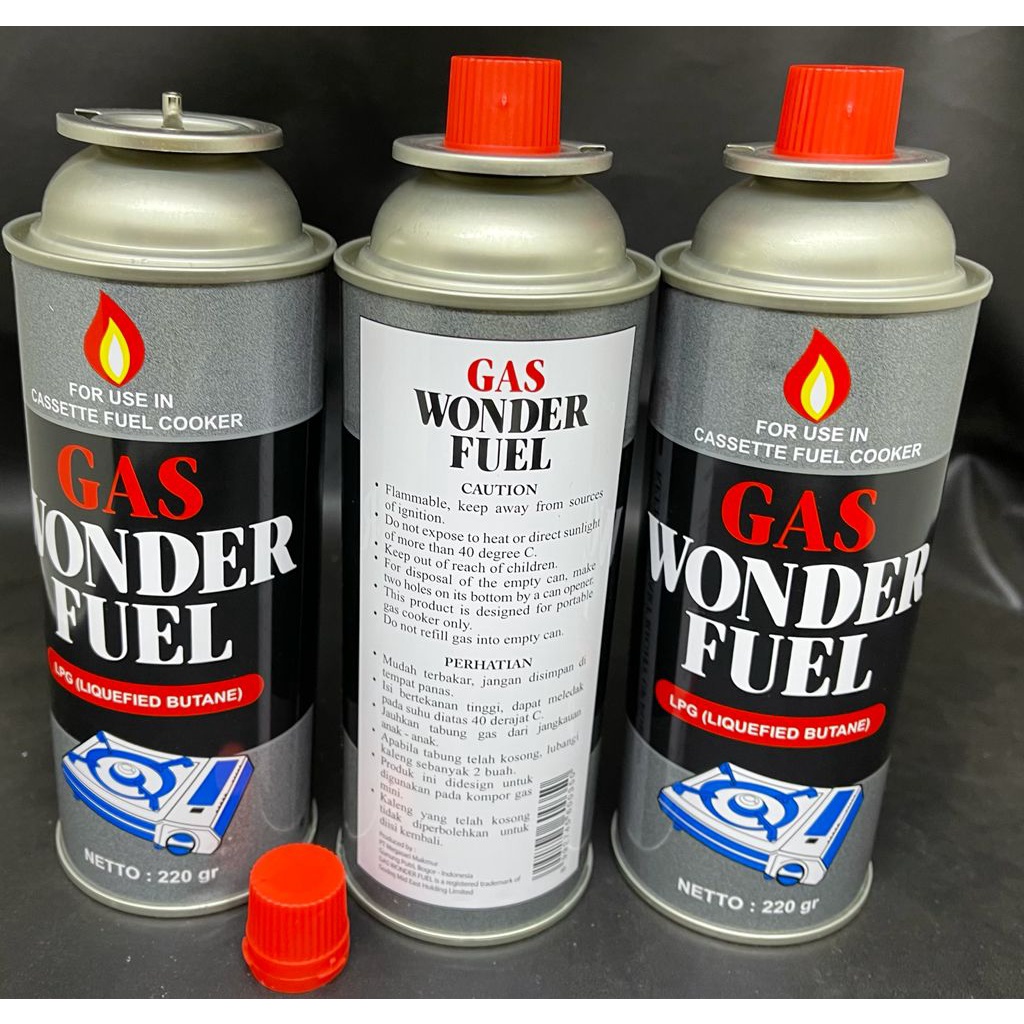 Gas cooker / Gas portable wonderfuel /gas mini / gas kaleng 220gr