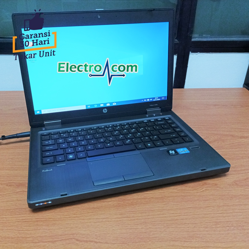 Second Laptop HP 6460b i5 Gen2 4/320GB HDD 14inch Murah