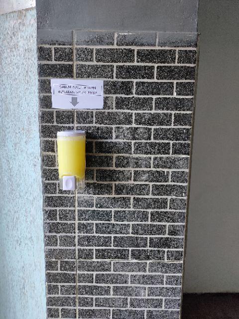 Tempat Dispenser Sabun Shampoo Cair Tembok / Pencet Silfra