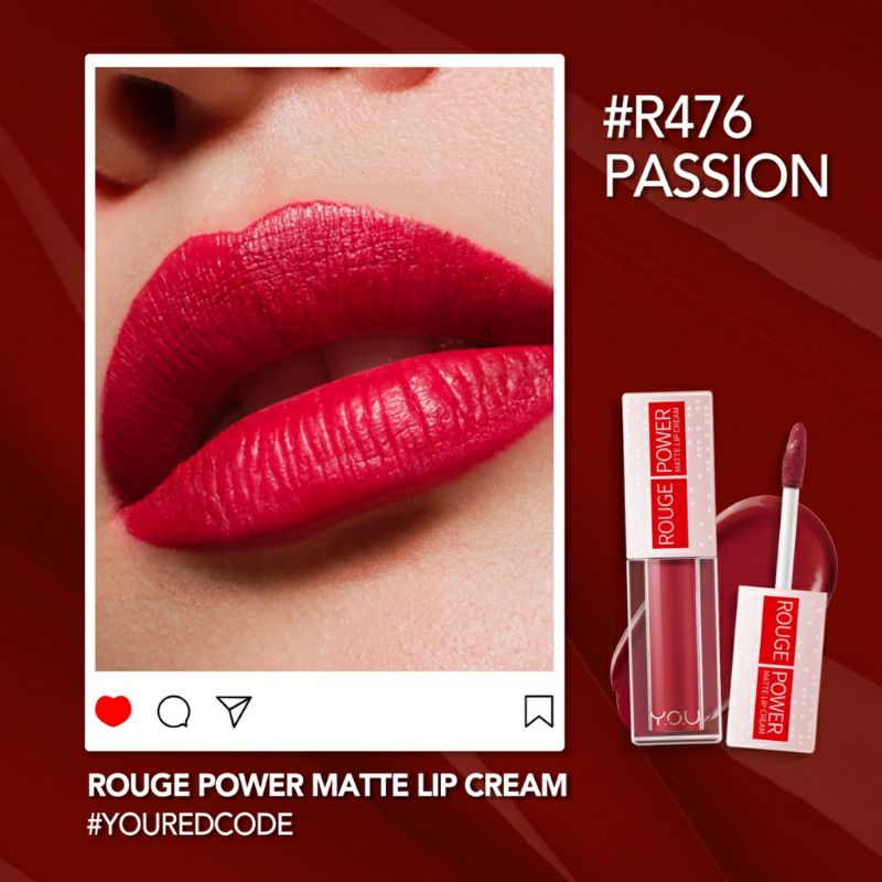 Y.O.U Rouge Power Matte Lip Cream