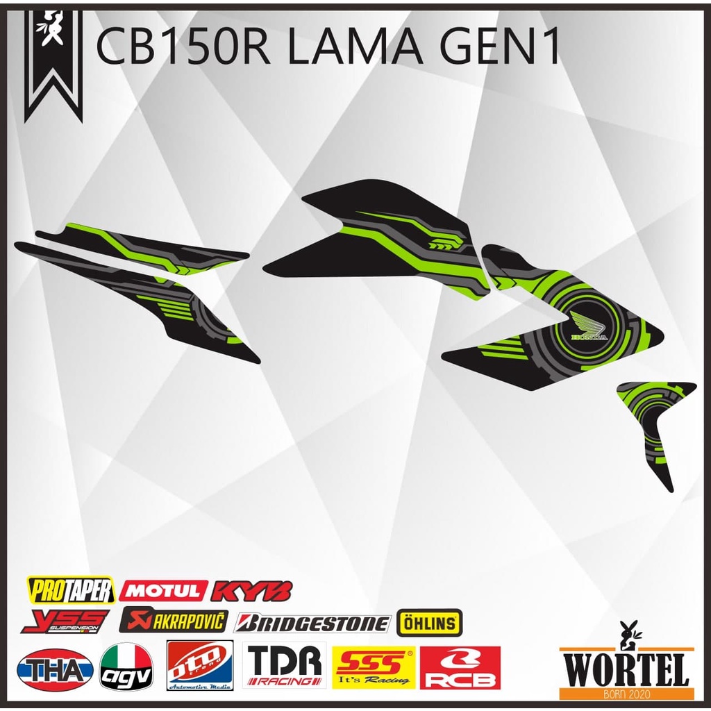 Striping CB 150 R-Sticker Variasi Lis Decal Motor CB150R 2013-2015 Elegant