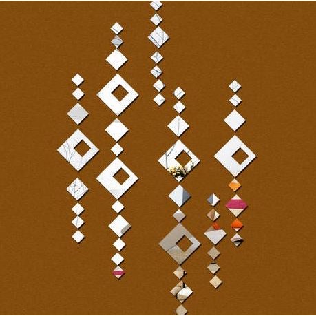 best seller] Stiker Dinding / Wall Sticker - Acrylic 3D Motif Kotak Kaca