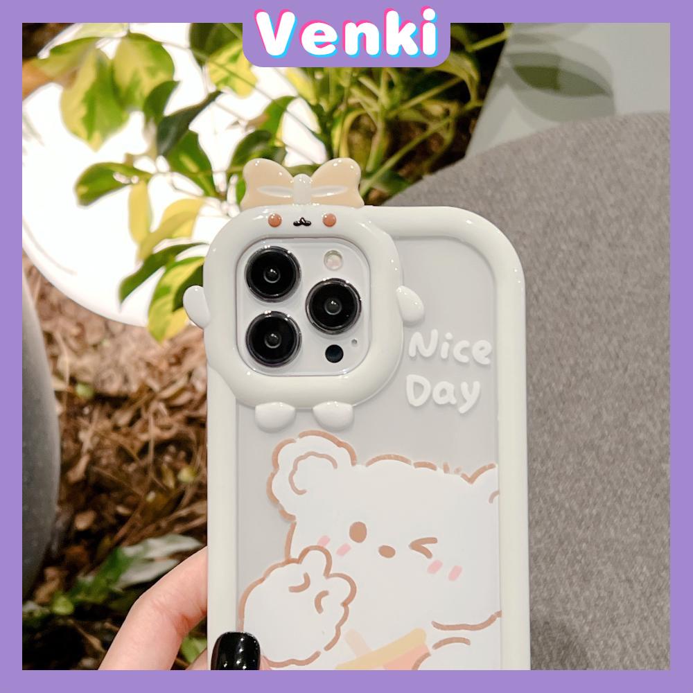 iPhone Case Silicone Soft Case Clear Case Shockproof Protection Camera Varnish Feel Monster Bear Cute Cartoon Compatible For iPhone 11 Pro Max 13 Pro Max 12 Pro Max 7Plus xr XS Max