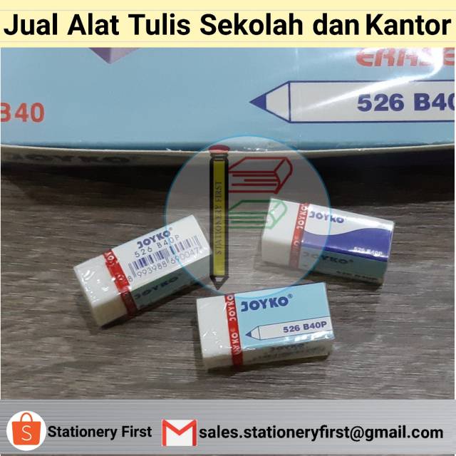 Penghapus Eraser Joyko  kecil B40P / B40BL