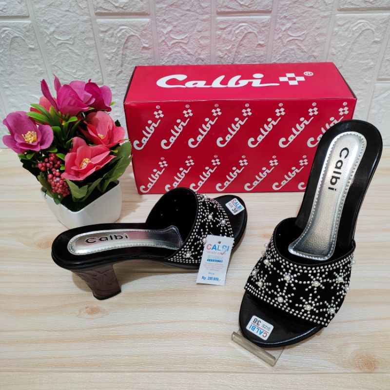 Heels Calbi | Sandal Heels Party | Tinggi Heels 7cm