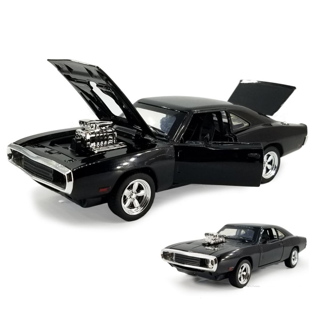 Diecast mobil Fast Furious Dodge Charger 1970 Miniauto Original 1:32 TOP MODEL METAL COLLECTION