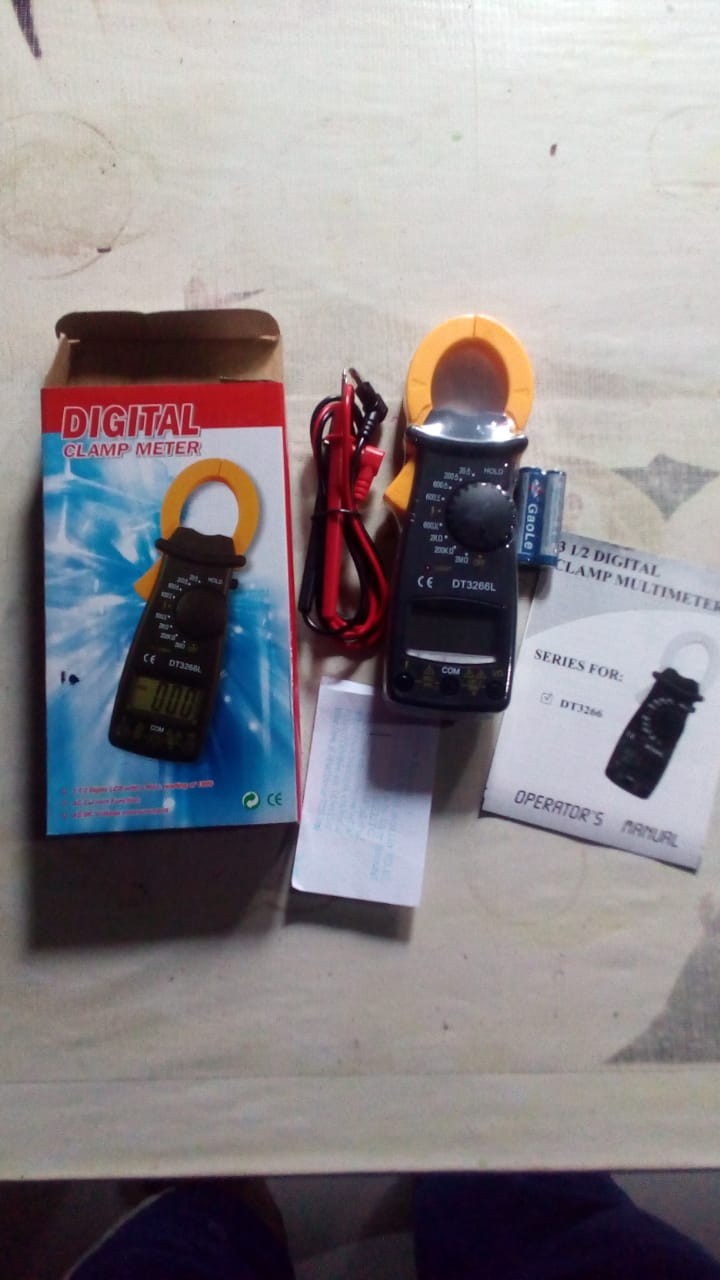 Eelic Portable Digital Clamp Meter Tang Amper Dt3266l