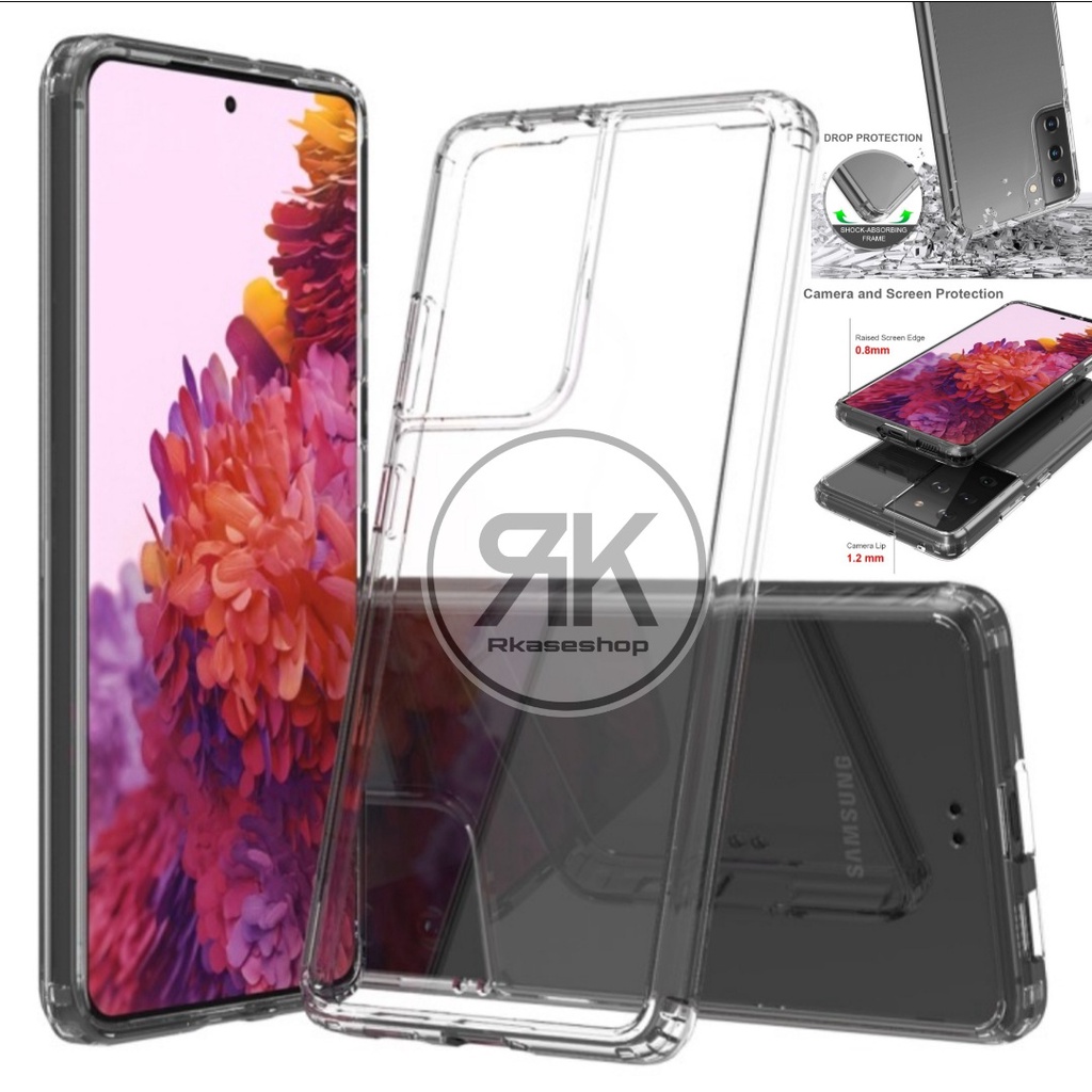 CLEAR CASE ACRYLIC SAMSUNG S21 S22 S23 ULTRA S21 PLUS Note 20 ultra  A34 A54 Note 10 plus S20 FE s10 plus A32 A52 A52s A72 A51 A71 S21 FE Anti yellow Impact Crack Bening