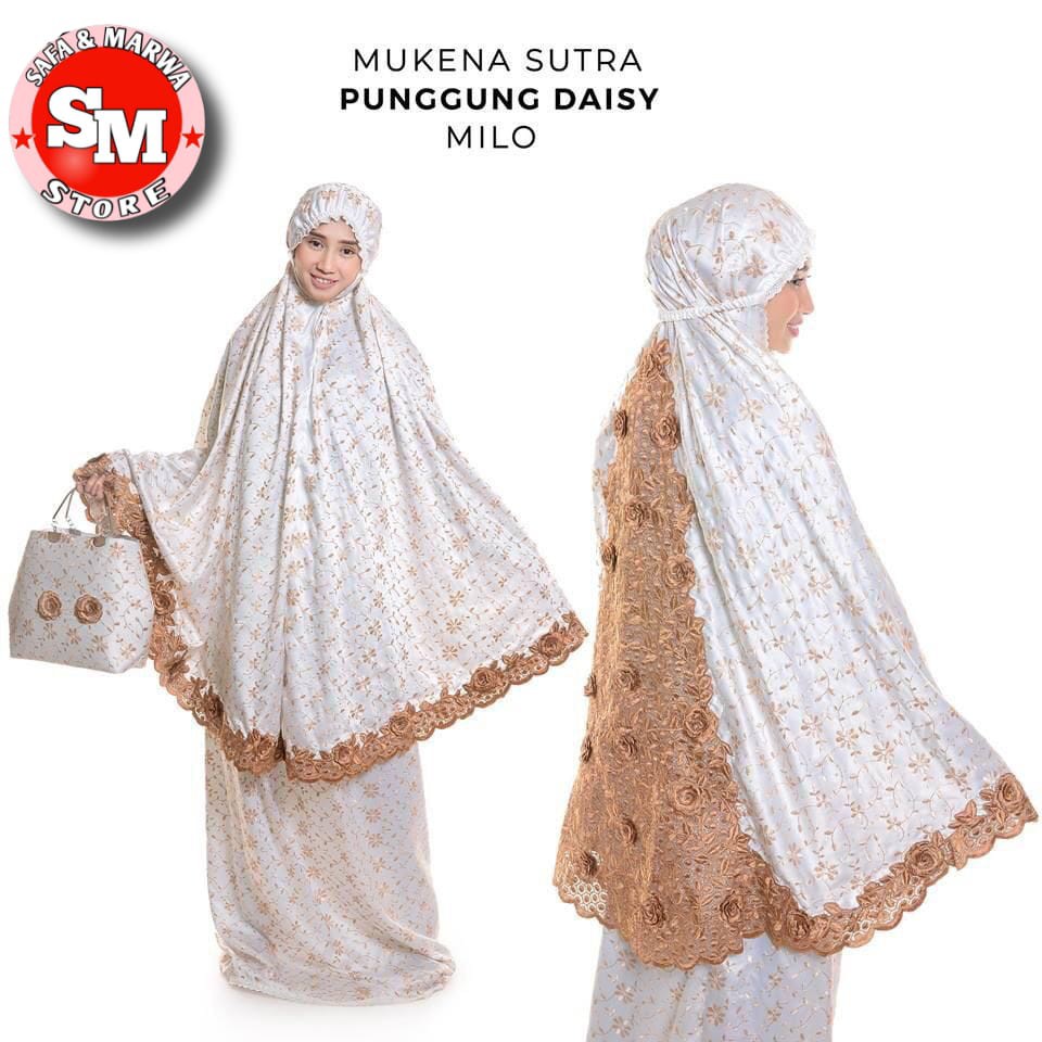 mukena dewasa-mukena sutra paris prada-mukena mahar