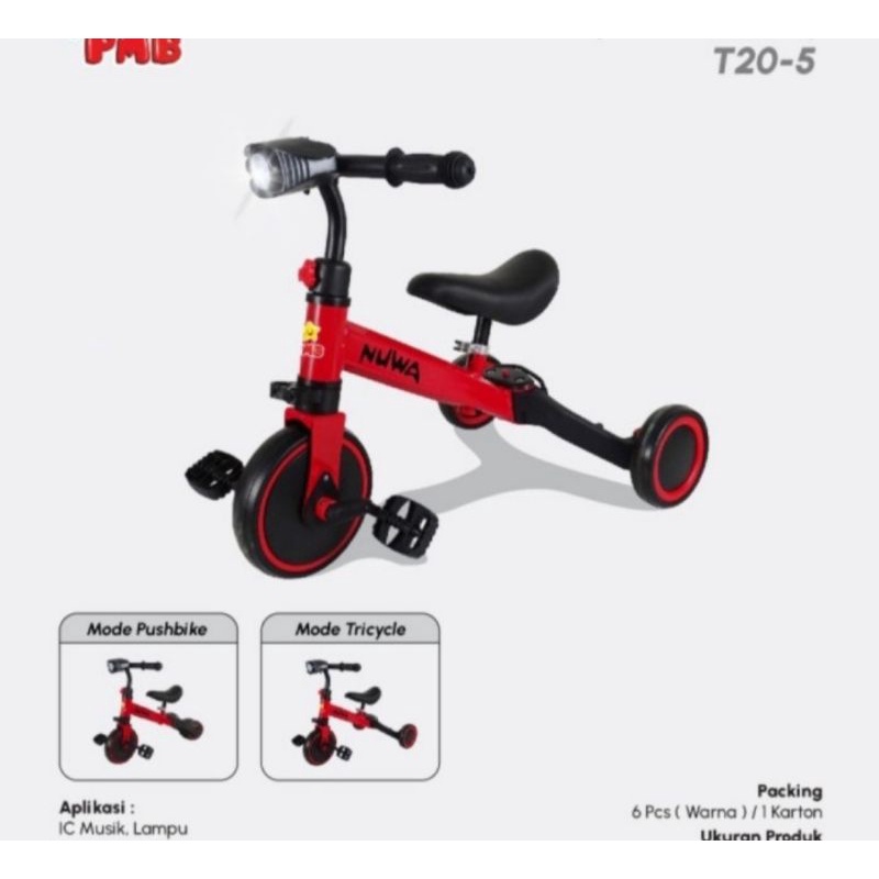 Push Bike Nuwa T20-5 Pushbike PMB