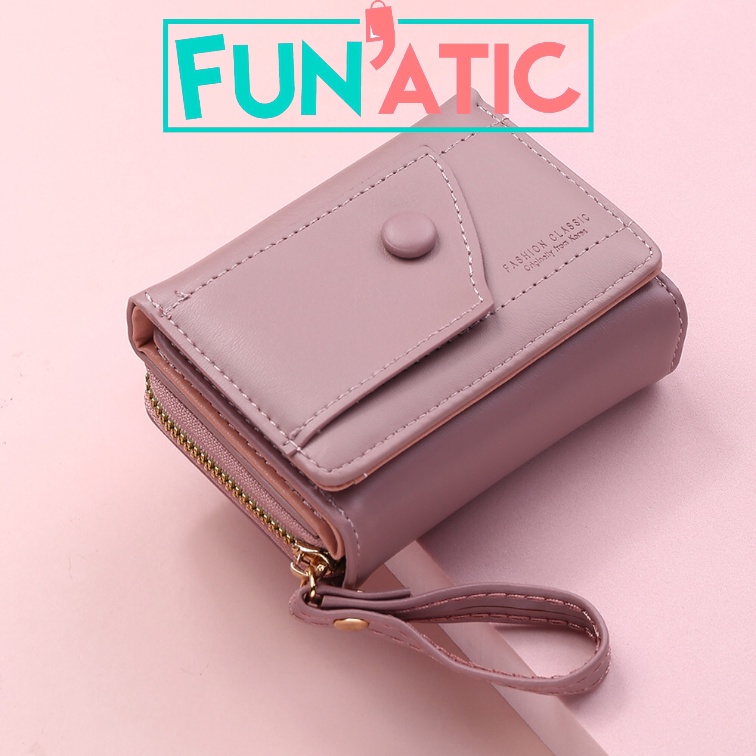 Funatic Dompet Lipat Koin Wanita Import Model Terbaru Fashion Korea FA1060