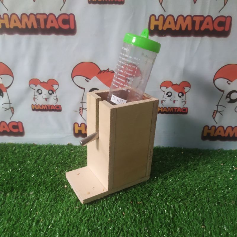 TATAKAN BOTOL MINUM HAMSTER/GERBIL/ LANDAK/TIKUS BY HAMTACI