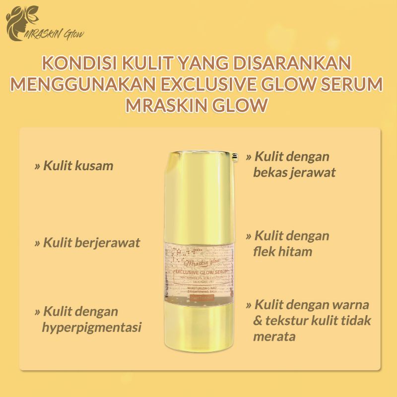 MRASKIN GLOW SERUM/ EXCLUSIVE GLOW SERUM MRASKINGLOW