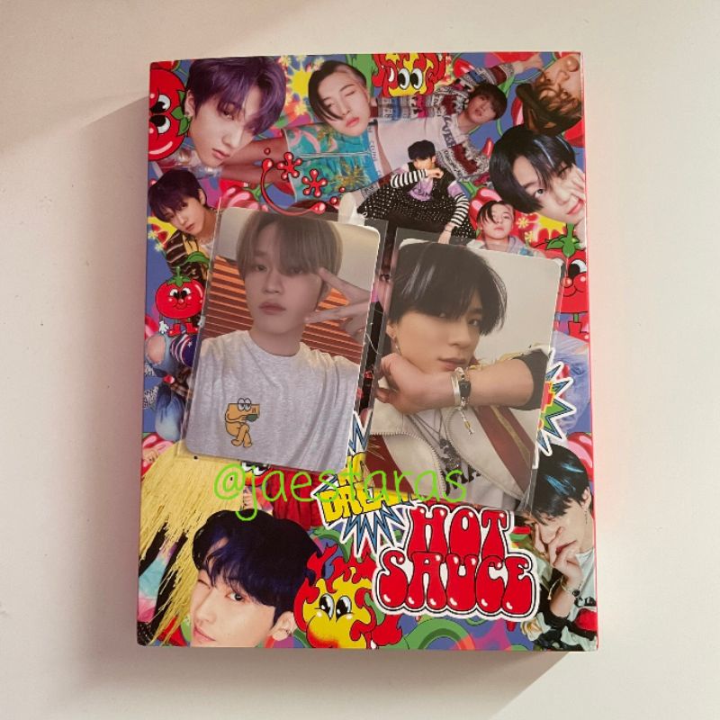Album NCT Dream Hot Sauce + PC Jeno + Cafe Chenle + Folded Poster
