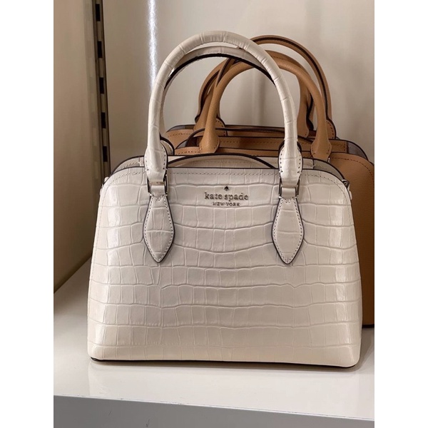 Kate Spade Darcy Croc Satchel with Longstrap
