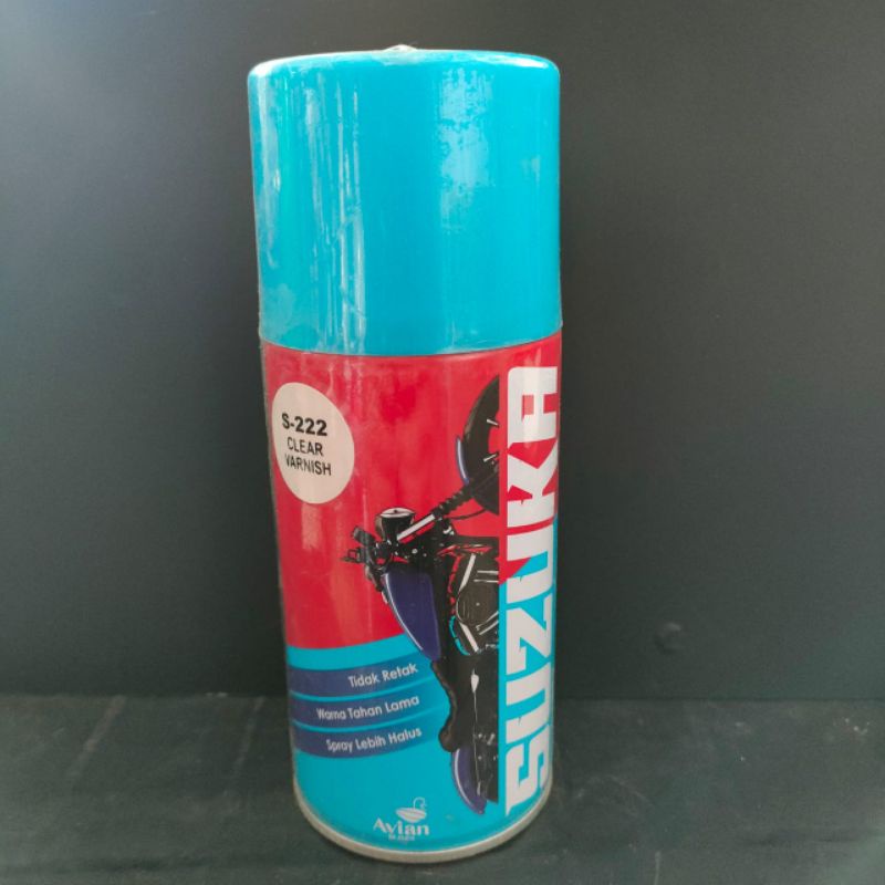 cat semprot/pilox Suzuka s-222 clear varnish isi 300cc