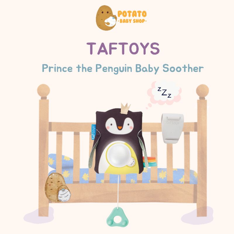 Taftoys Prince The Penguin Baby Soother