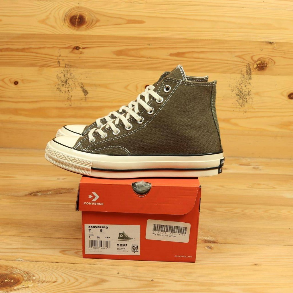 SEPATU CONVERSE 70S HIGH CLASSIC HERBAL GREEN PK ORIGINAL BNIB