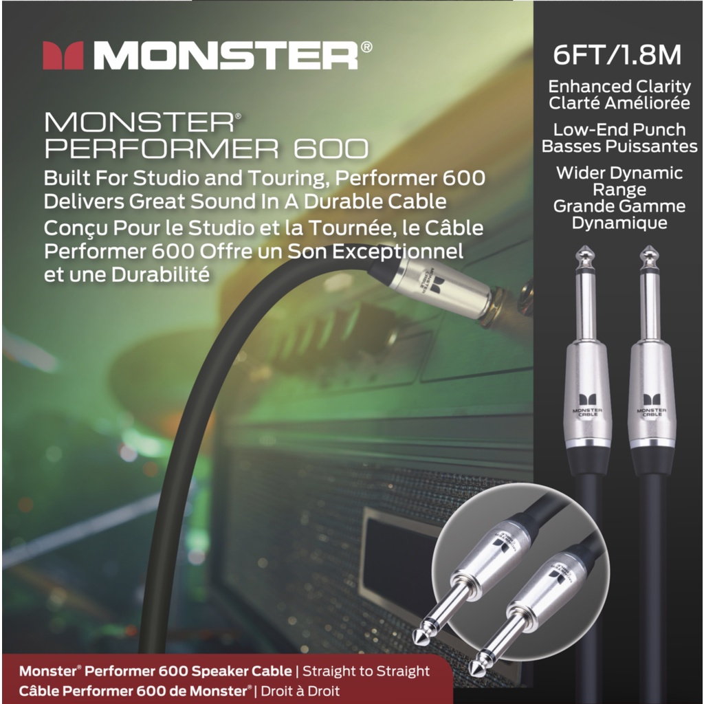 Monster Prolink Performer 600 6 ft Speaker Cable