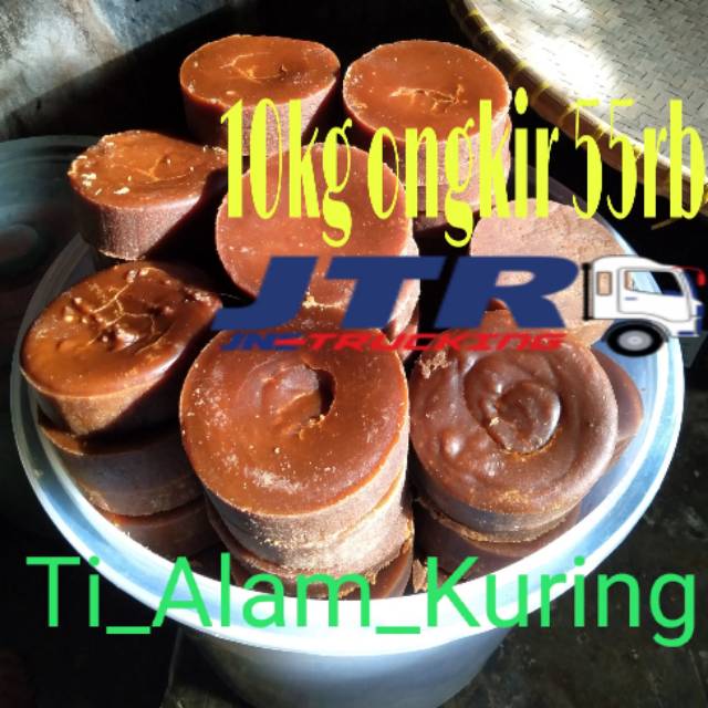 

Gula Aren Asli 10kg - Gula Merah - Gula Kawung Khas Ciamis 100% Gula Alami
