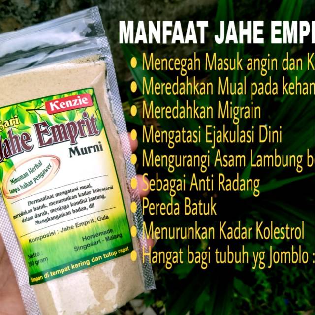

Jahe Emprit Bubuk Homemade Meningkatkan Daya Than Tubuh 200 gram