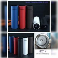 LED GLOSSY Display 304 stainless Vacum Flask btl 500ML TERMOS SUHU/Tumbler cerdas suhu