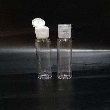 Botol Fliptop 30ml Bening Natural | Antis Kosong PET 30ml | Wadah Handsanitizer