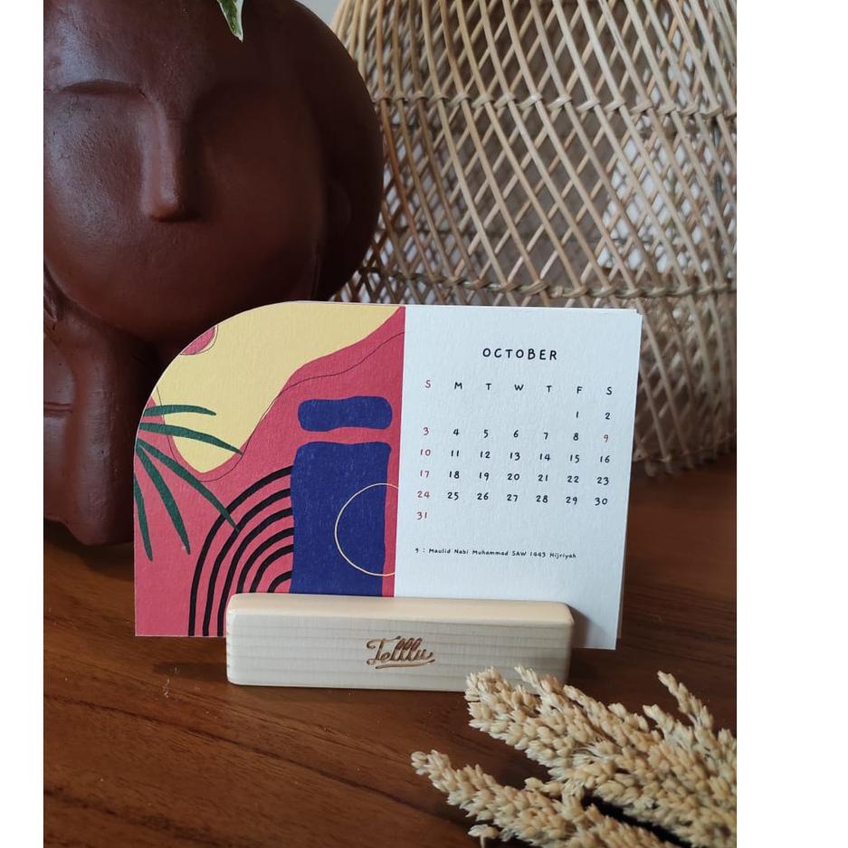 

Produk Terkeren Minggu TELLLU CRAFT 2021 Desk Calendar / Kalender Meja + Wood Stand rgsr526