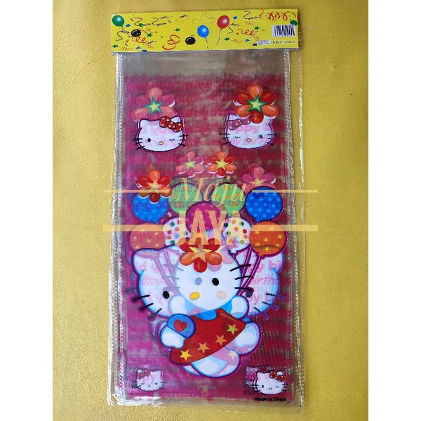 Plastik Souvenir  Snack Karakter ulang tahun 20x40 cm isi 10 lembar