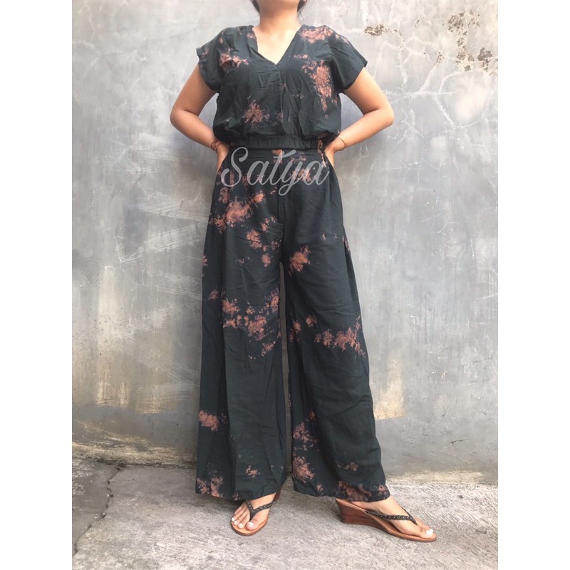 SETELAN CROP TIE DYE MURAH BALI