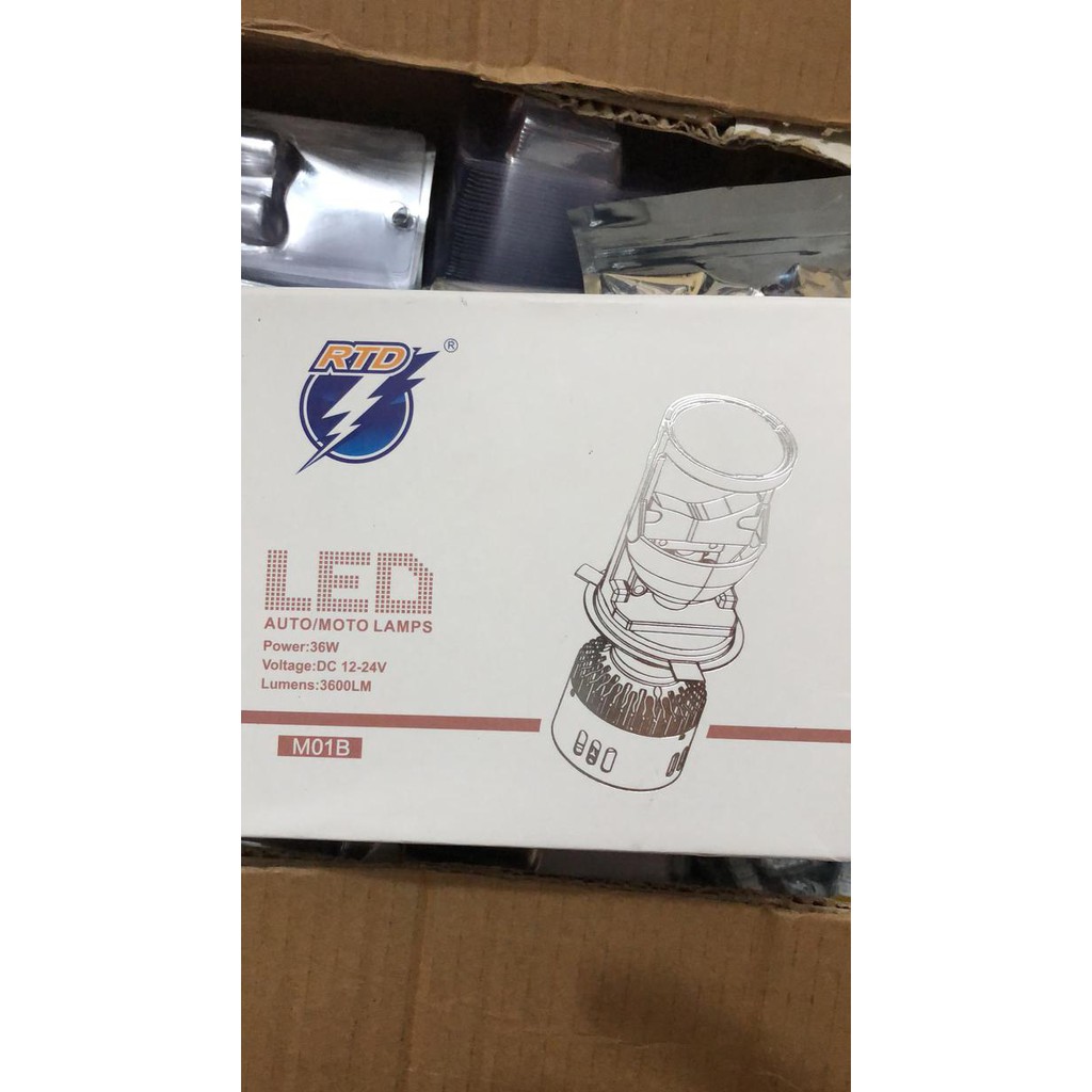 LAMPU LED MOBIL MOTOR H4 M01B ORIGINAL RTD SINAR PROYEKTOR 
