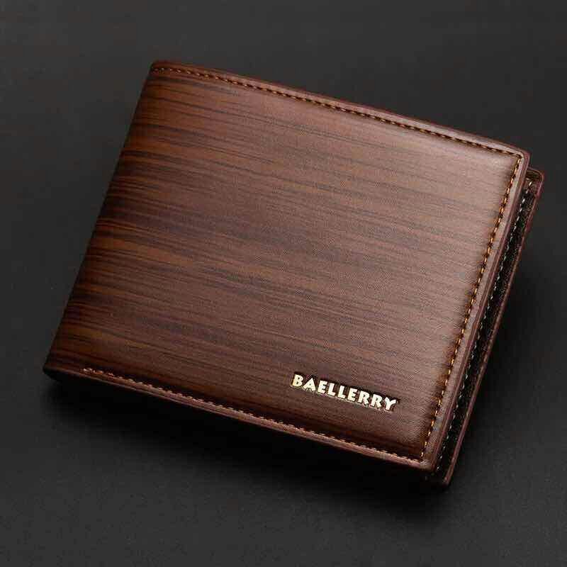 ☀ INDOLAND ☀ D005 Baellerry Dompet Kartu Kulit Pria Souvenir Kado Keren Grosir Import Murah COD