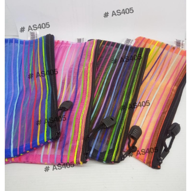 

Dompet / Pocket File / Zipper Pensil Vinyl Vinil Pelangi Rainbow