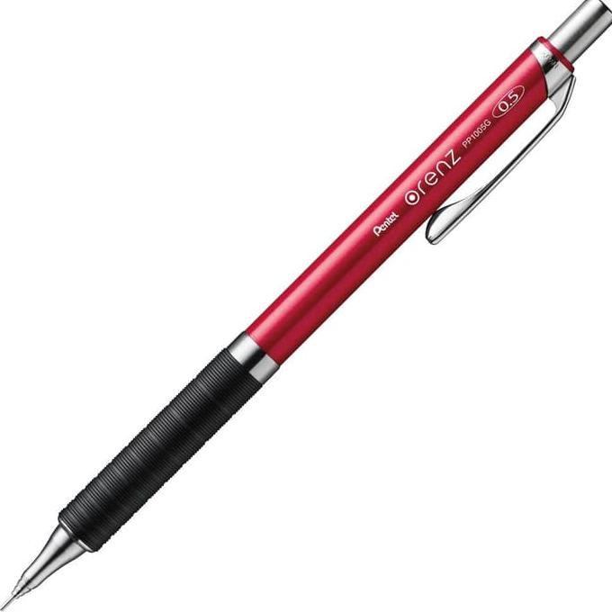

Pentel Orenz Mechanical Pencil - Metal Grip - 0.5 Mm - Red Babho93 Juara
