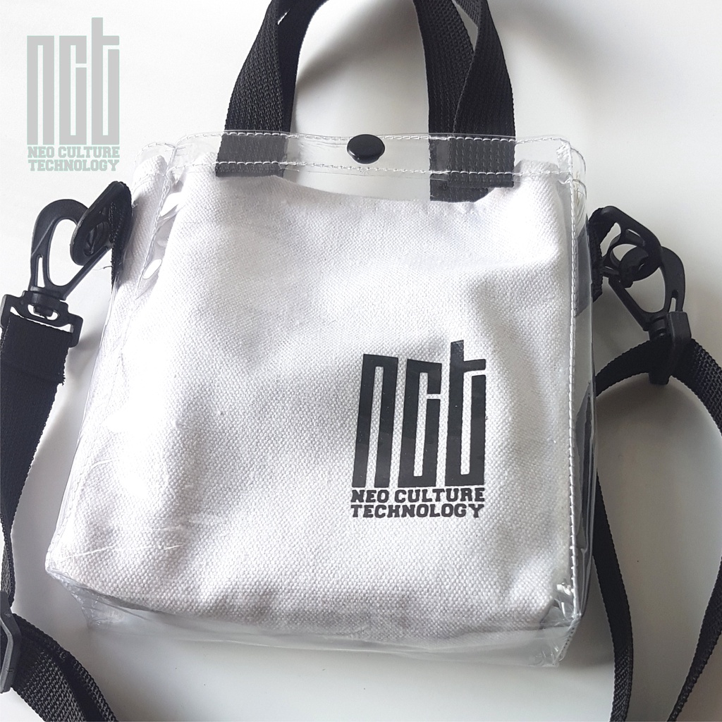 TAS SLING BAG NCT RESONANCE / TAS SELEMPANG NCT DREAM 2 LAYERS MIKA DAN KANVAS / TAS KPOP / TAS KOREA