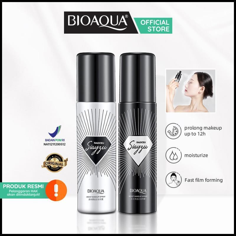 ✨ AKU MURAH ✨BIOAQUA Makeup Setting Spray matte/water bright face mist 100ml BPOM