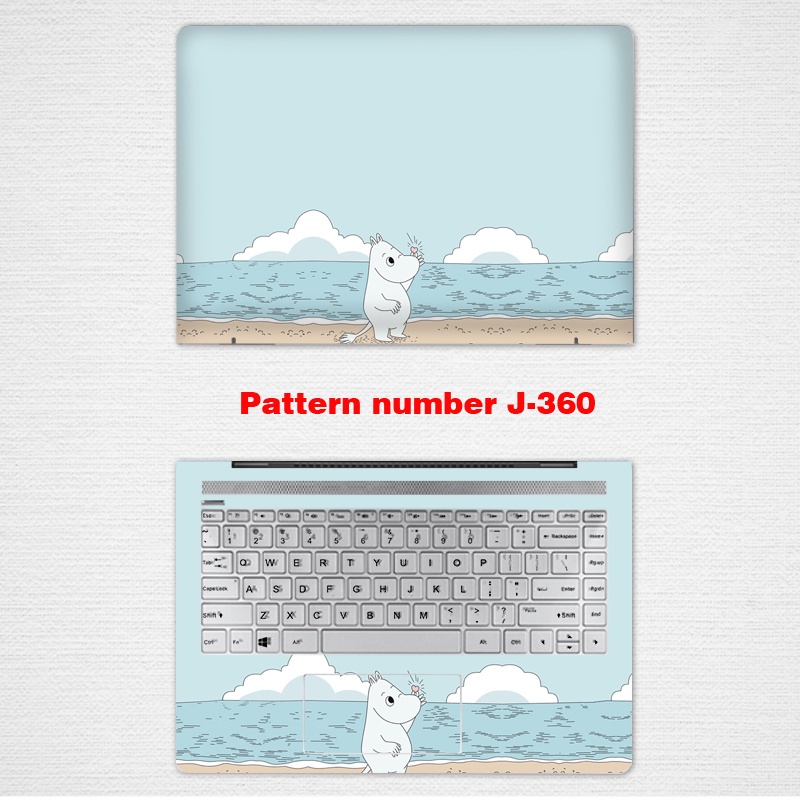 Stiker Skin Vinyl 2 Sisi Untuk Laptop 11 / 12 / 13 / 14 / 15 / 17 Inch Universal HP Pavilion Star 14 Series 66 X360 15.6inci Film Pelindung Full Set Tpn-q244