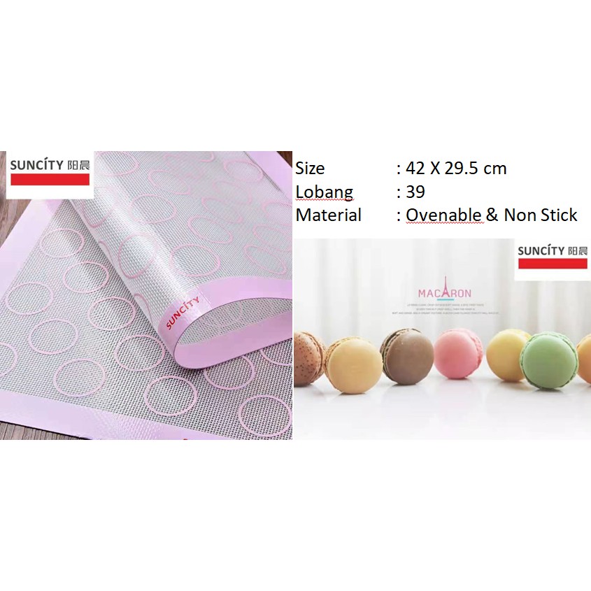 Macarons Silicone Pad Merk Suncity / Suncity Macaron Pad / Macaron Pad