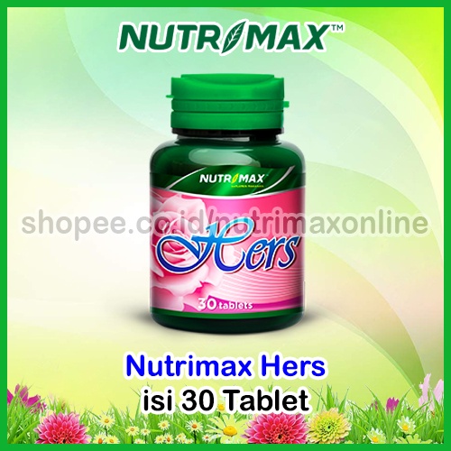 Nutrimax Hers Isi 30 Vitamin Herbal Pelancar Menstruasi Datang Bulan Tidak Teratur Lancar