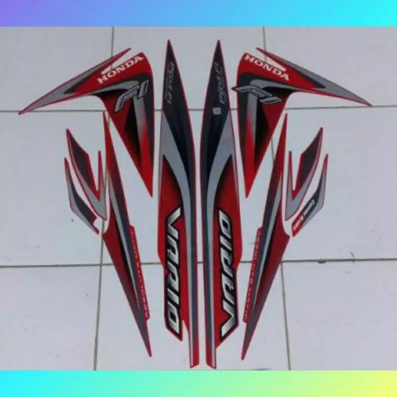 STRIPING STICKER MOTOR VARIO LED 110 /2014