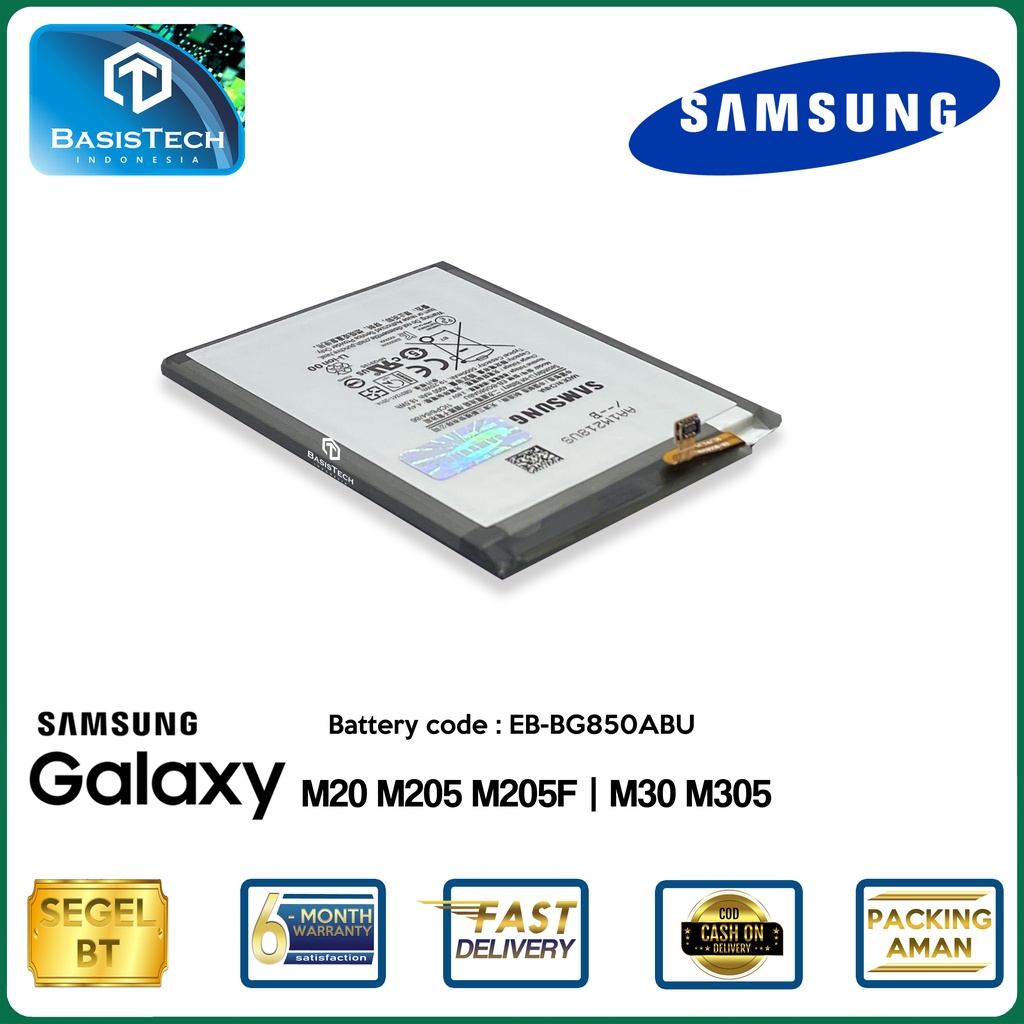 BATERAI SAMSUNG GALAXY M20 M205 M250F M30 M305 - EB-BG580ABU - ORI99