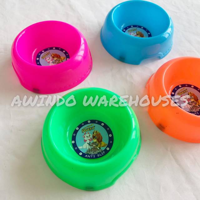 PLATE 04 - Tempat Piring Pakan Minum Makan Kucing Anjing Kelinci Hamster Anti Slip Pet Feeder