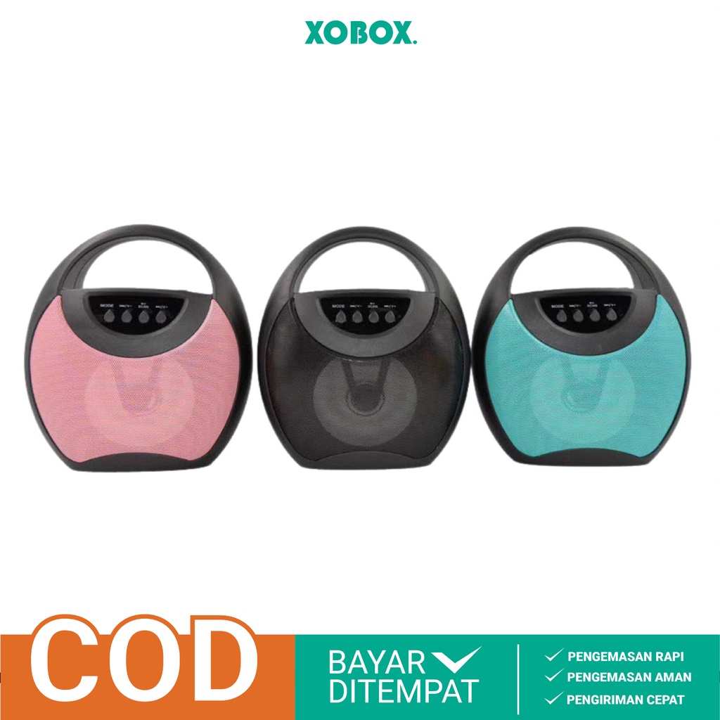 Spiker Bluetooth Super Bass Speaker Karaoke Fojax FJ-1314DW -XOBOX