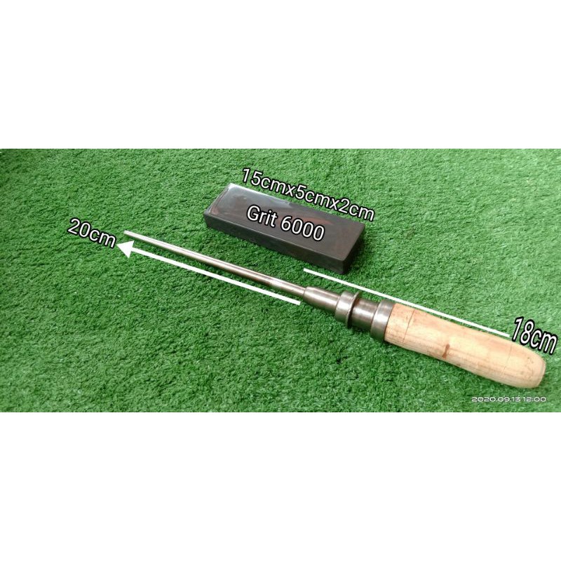 Kristal ( Honing) halus + Batu ada grit 6000