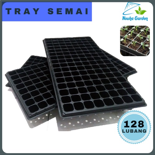 Tray semai benih-tray bibit -pot tray -128 Lubang