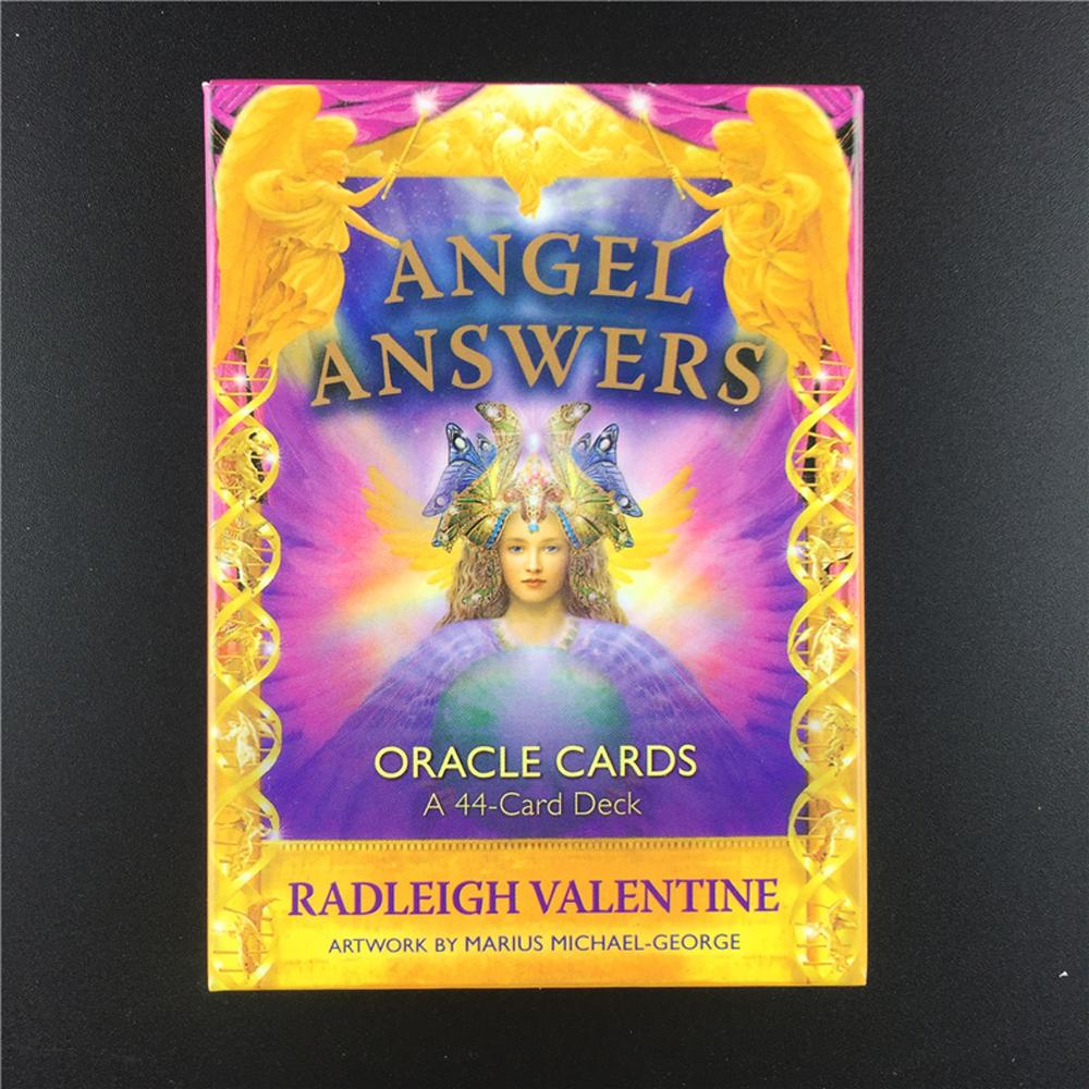 [Elegan] Angel Answers Entertainment Family Friend 44Pcs Full English Deck Games Tarot Card